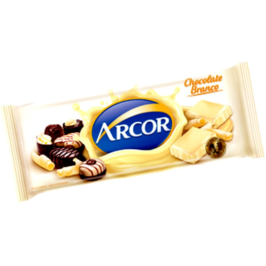 7898142860896 - CHOCOLATE BRANCO ARCOR PACOTE 2,1KG