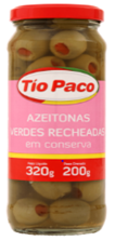 7898174850452 - AZEITONA VERDE TIO PACO RECHEADA