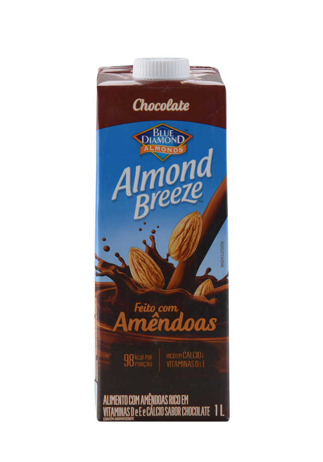 LEITE DE AMÊNDOAS ALMOND BREEZE SABOR CHOCOLATE 1L - GTIN/EAN/UPC