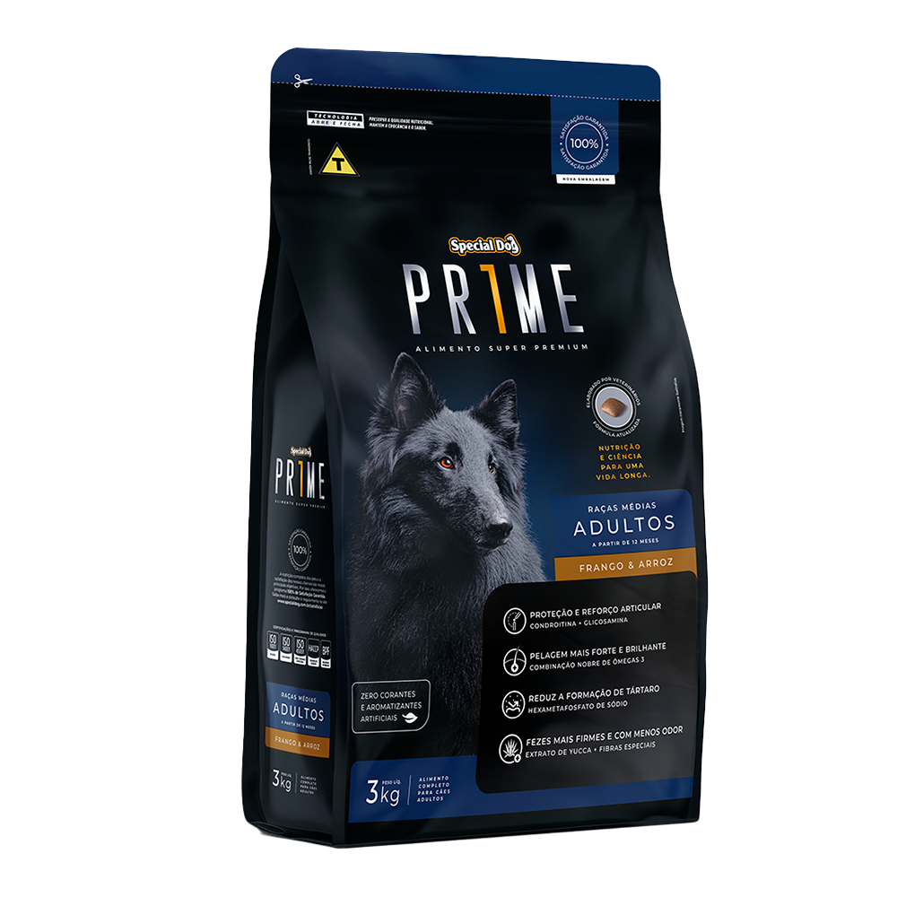 7898242032261 - RACAO SPECIAL DOG PRIME ADULTO 3KG