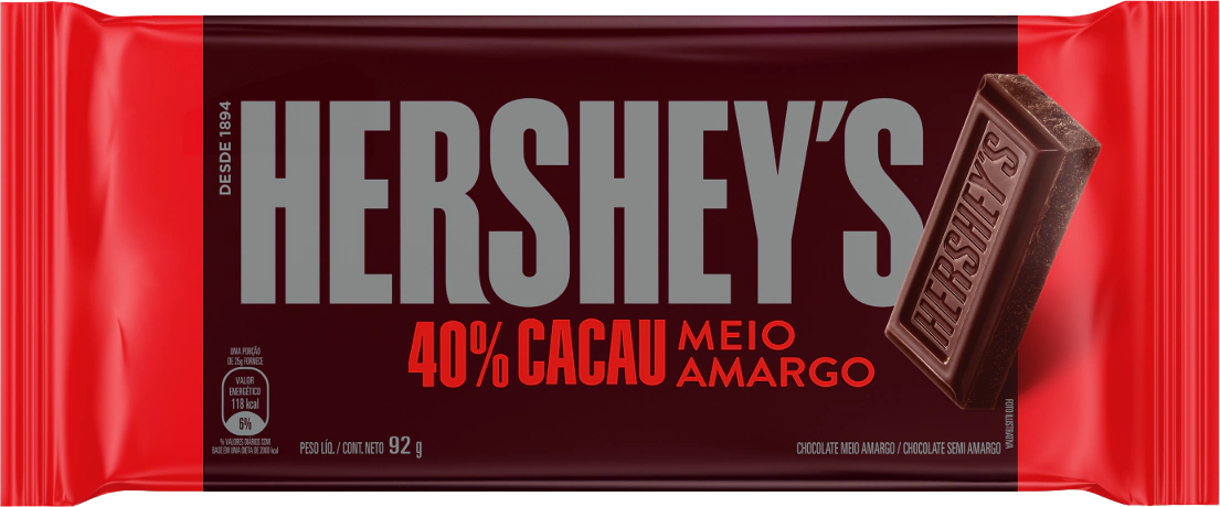 7898292885244 - CHOCOLATE HERSHEY'S MEIO AMARGO