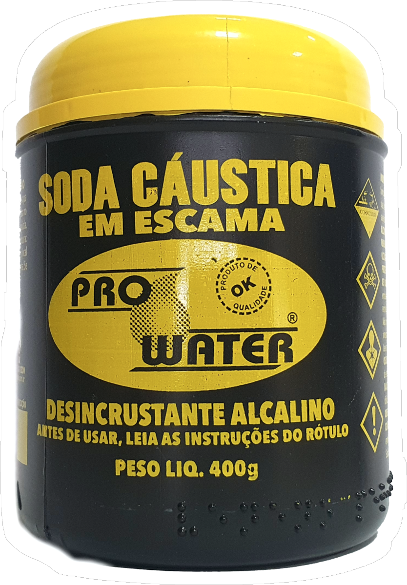 7898293100216 - DESINCRUSTANTE ALCALINO ESCAMAS PRO WATER POTE 400G