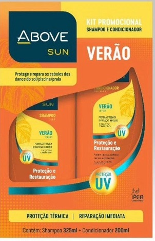 7898307298175 - KIT SHAMPOO 325ML + CONDICIONADOR 200ML ABOVE SUN UV PROTECTION