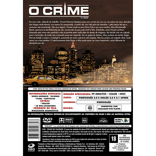7898322548897 - DVD O CRIME