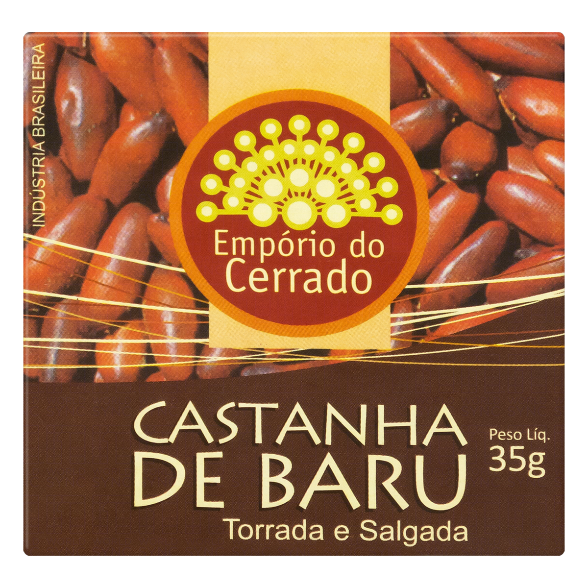 7898340610026 - CASTANHA-DE-BARU TORRADA E SALGADA EMPÓRIO DO CERRADO CAIXA 35G