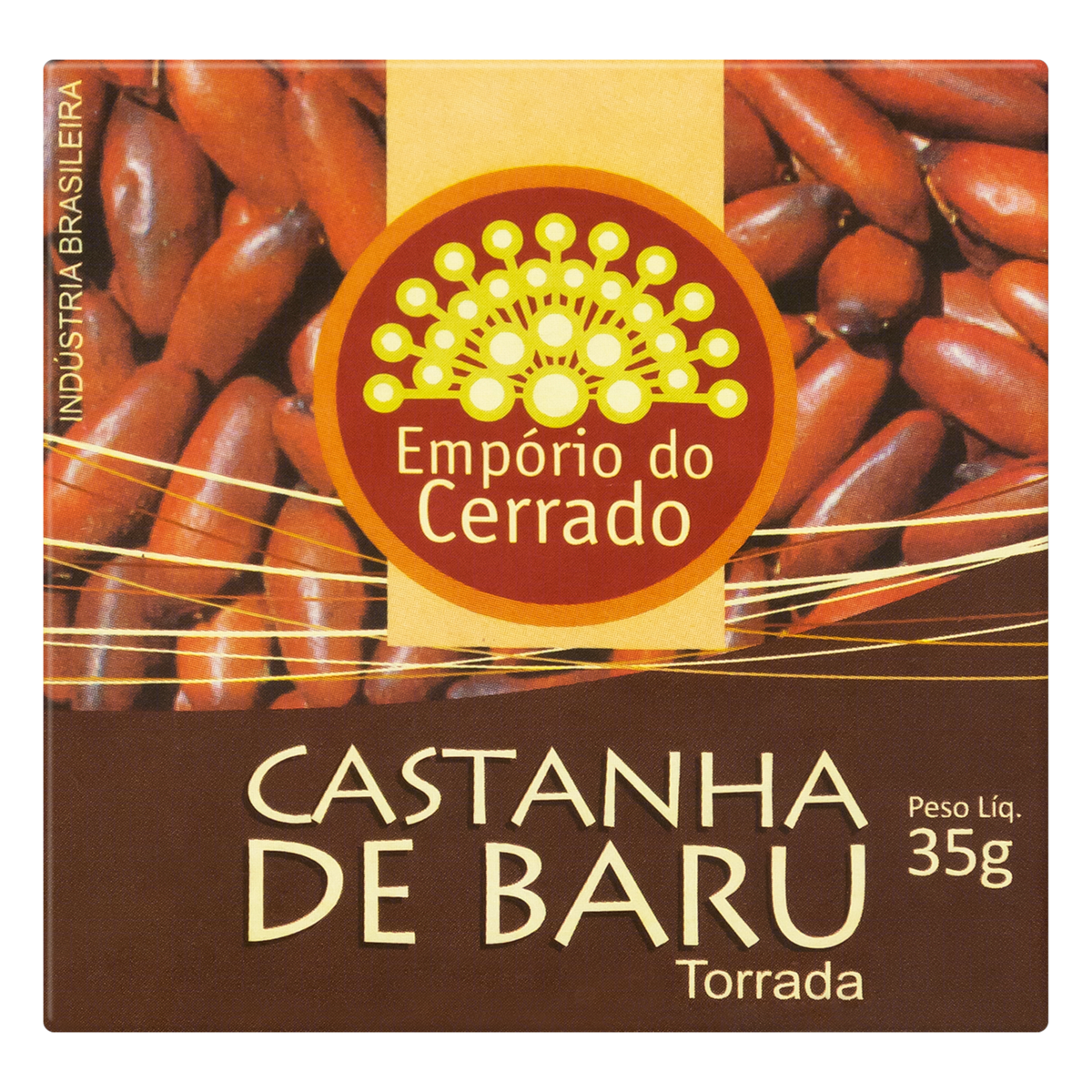 7898340610033 - CASTANHA-DE-BARU TORRADA EMPÓRIO DO CERRADO CAIXA 35G