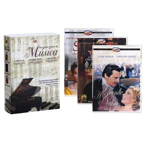 7898366214451 - DVD - BOX OS GRANDES GÊNIOS DA MÚSICA - 3 DISCOS