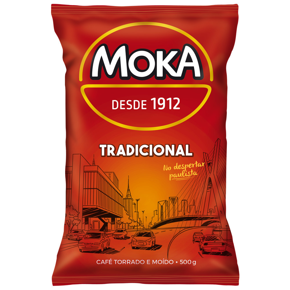 7898373581508 - CAFÉ TORRADO E MOÍDO TRADICIONAL MOKA PACOTE 500G