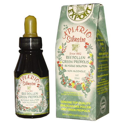 7898417790255 - APIARIO SILVESTRE GREEN PROPOLIS & BEE POLLEN, 30 ML, ROYAL NATURAL PRODUCTS