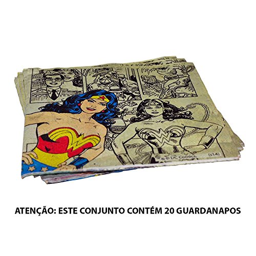 7898448843760 - GUARDANAPO PAPEL DC COMICS SUPER HEROES COLORIDO