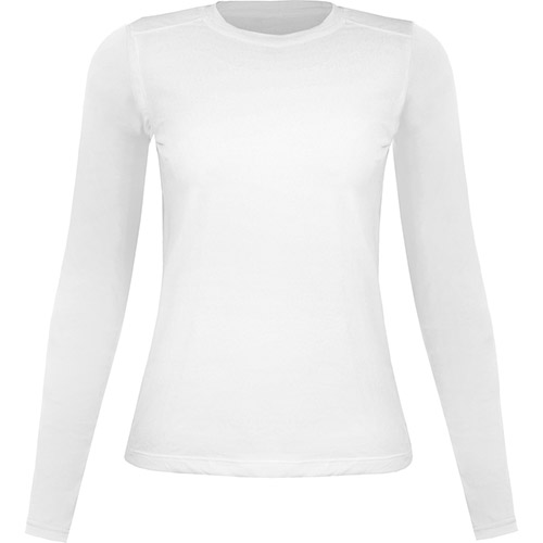 camisa branca feminina comprida
