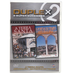 7898467622599 - DVD DUPLEX A TERRA SANTA / JERUSALÉM - AS PORTAS DO TEMPO