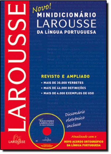 7898488120357 - LIVRO - NOVO MINIDICIONÁRIO LAROUSSE DA LÍNGUA PORTUGUESA (COM CD-ROM) - ATUALIZADO