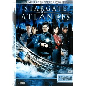 7898497618814 - DVD - BOX STARGATE ATLANTIS: 1ª TEMPORADA - 5 DISCOS