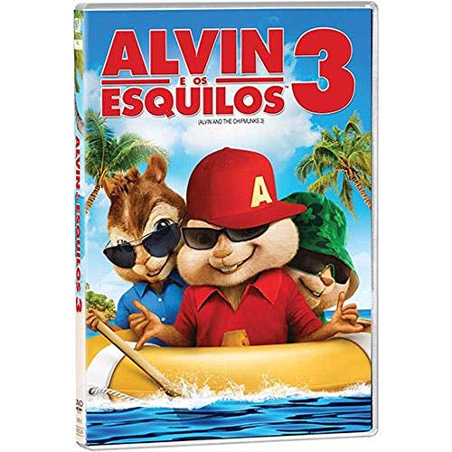 7898512981664 - DVD - ALVIN E OS ESQUILOS 3 - ALVIN AND THE CHIPMUNKS: CHIPWRECKED