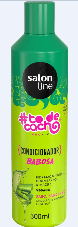7898524349964 - CONDICIONADOR SALON LINE #TO DE CACHO BABOSA FRASCO 300ML