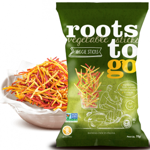 7898557010107 - BATATA-DOCE PALHA ROOTS TO GO PACOTE 70G