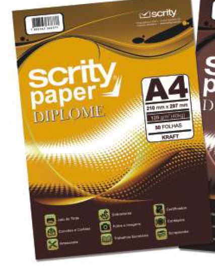 7898563368391 - PAPEL A4 SCRITY DIPLOME OF 18