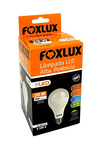 LAMPADA LED 20W INMETRO FOXLUX - GTIN/EAN/UPC 7898586132108 - Cadastro de  Produto com Tributação e NCM - Cosmos