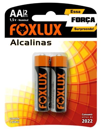 7898586133716 - PILHA ALCALINA FOXLUX 2