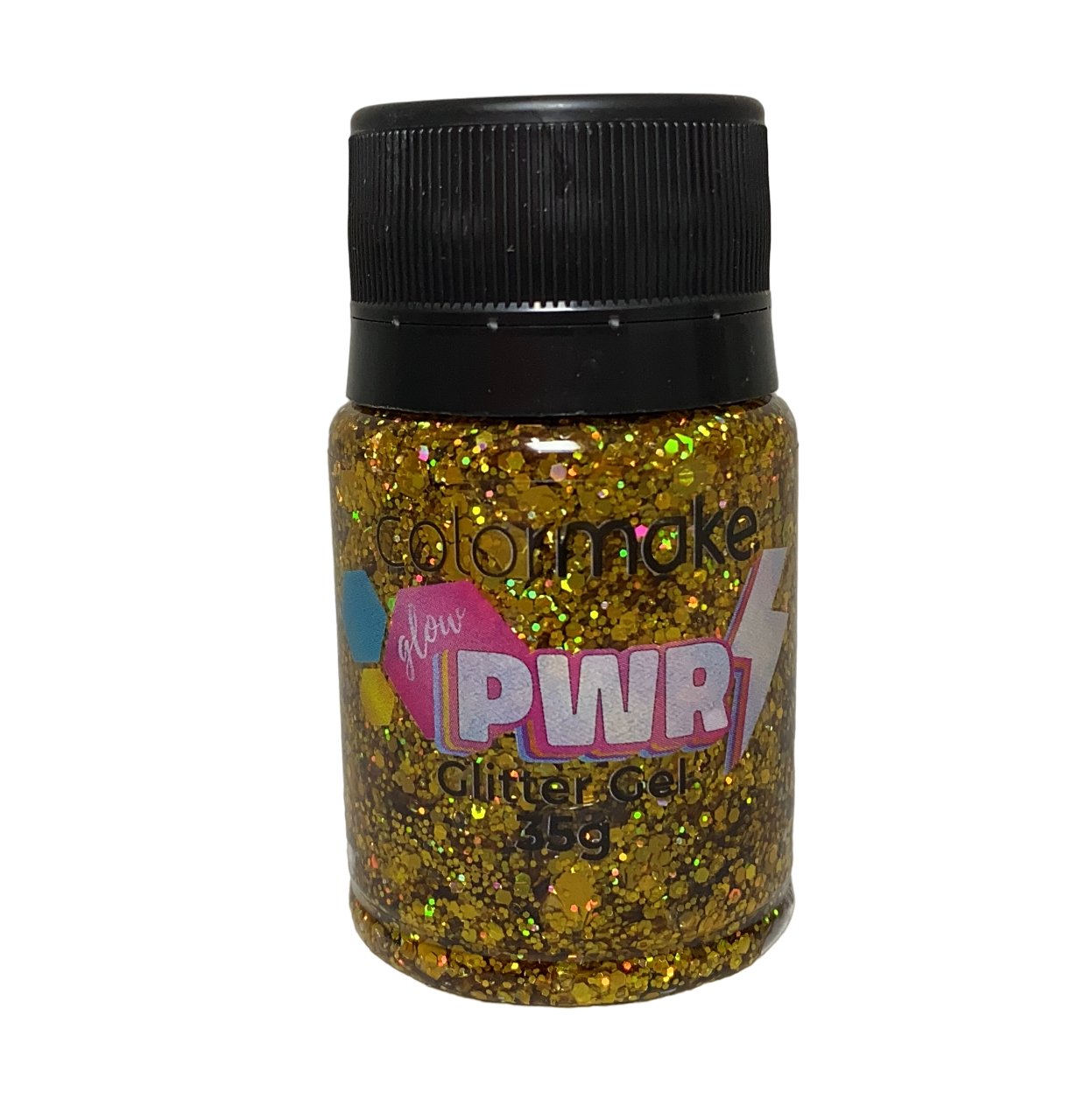 7898595468809 - GLITTER GEL GLOW POWER OURO 35G COLOR MAKE