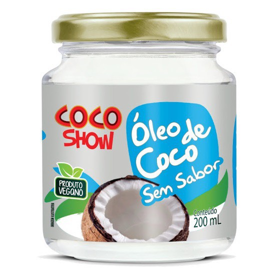 7898596081960 - OLEO DE COCO SHOW 200ML SEM SABOR