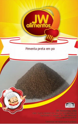 7898605780044 - PIMENTA PRETA PÓ 1KG - JW ALIMENTOS