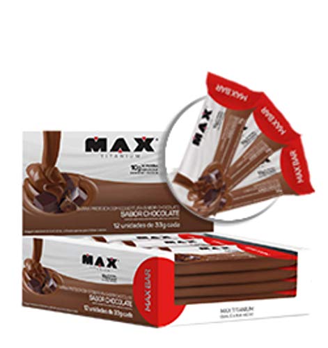 7898629560615 - MAX BAR (30G) - SABOR COCO C/ GRANULADO, MAX TITANIUM