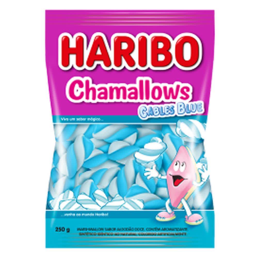 7898629570409 - MARSHMALLOW ALGODÃO DOCE CABLES BLUE HARIBO CHAMALLOWS PACOTE 220G