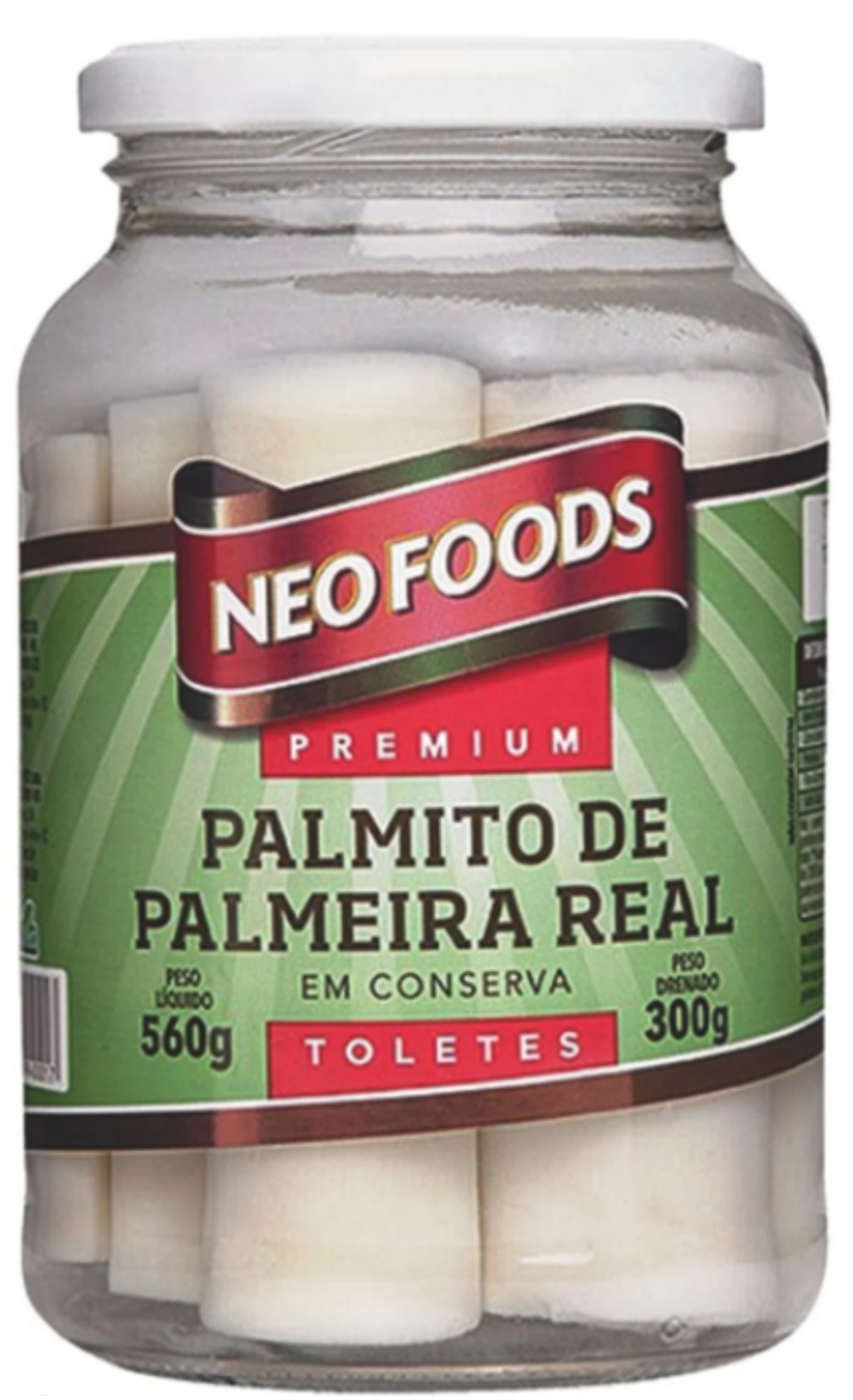 7898630940017 - PALMITO NEO FOODS 300G TOLETE