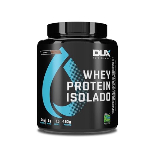 7898641073803 - WHEY PROTEIN ISOLADO SABOR COOKIES DUX NUTRITION 450G