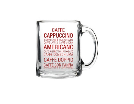 7898650568321 - CANECA DE VIDRO CASAMBIENTE CAFE CAPUCCINO 340ML