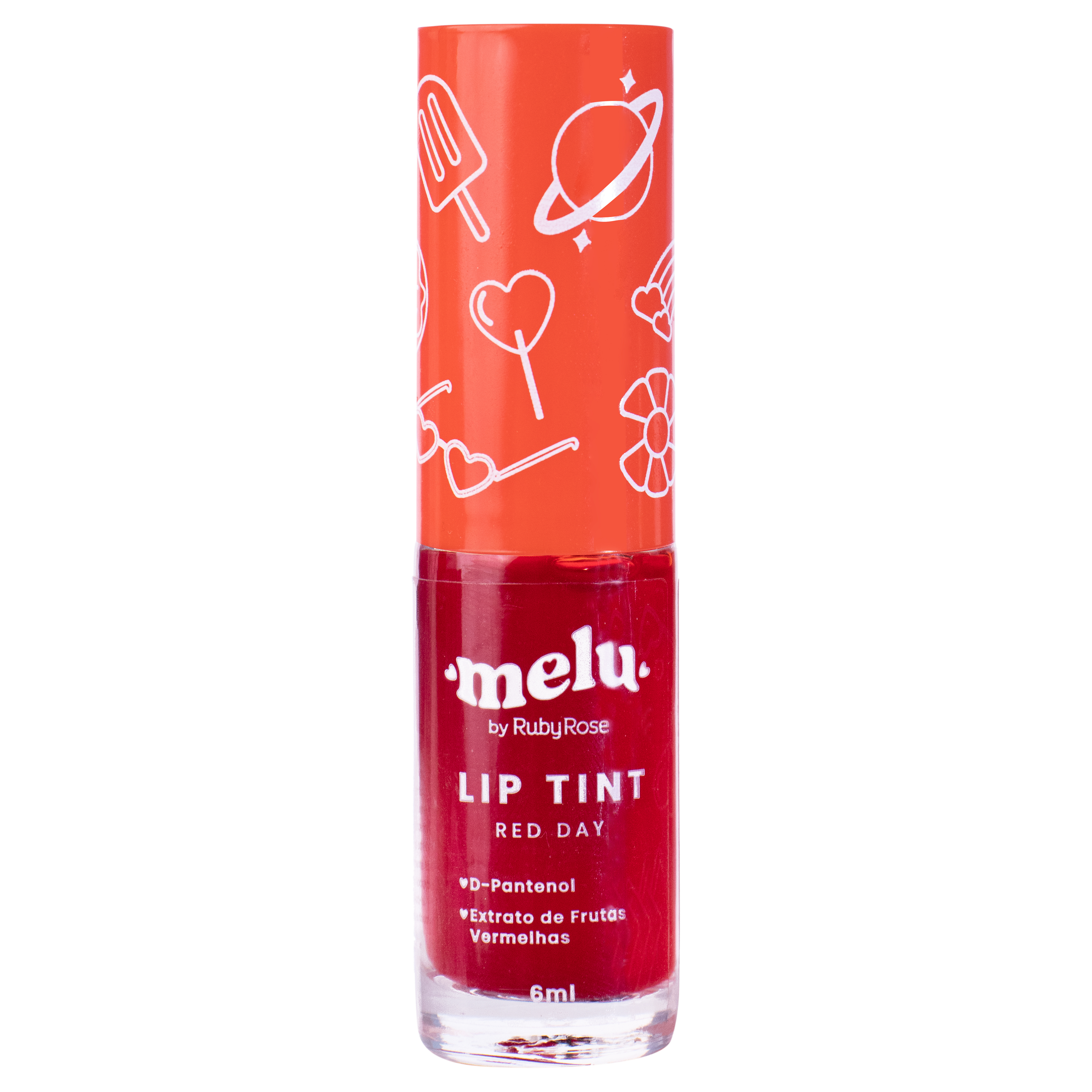 7898671428772 - RUBY ROSE LIP TINT RED DAY RR75013 MELU