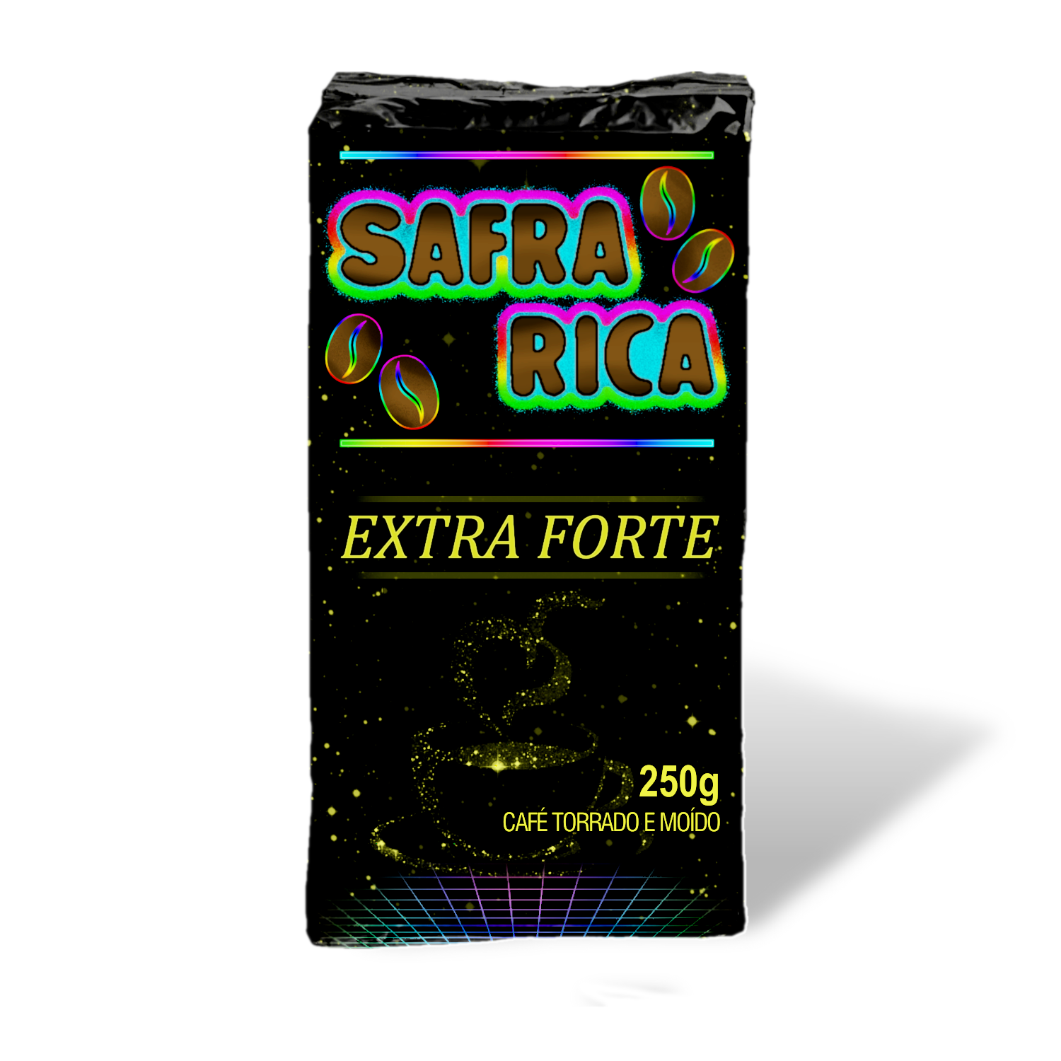 7898678530133 - CAFÉ TORRADO E MOÍDO SAFRA RICA EXTRA-FORTE VÁCUO 250G