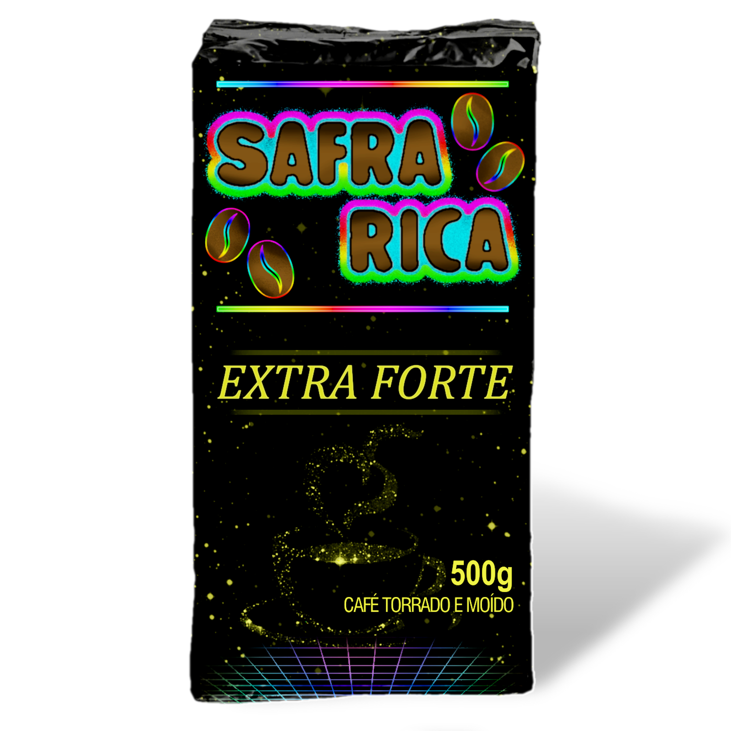 7898678530140 - CAFÉ TORRADO E MOÍDO SAFRA RICA EXTRA-FORTE VÁCUO 500G