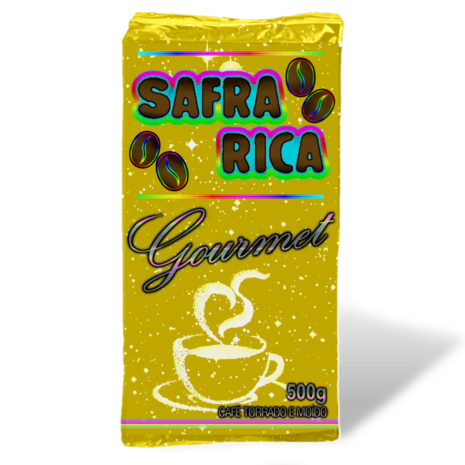 7898678530188 - CAFÉ TORRADO E MOÍDO SAFRA RICA GOURMET VÁCUO 500G