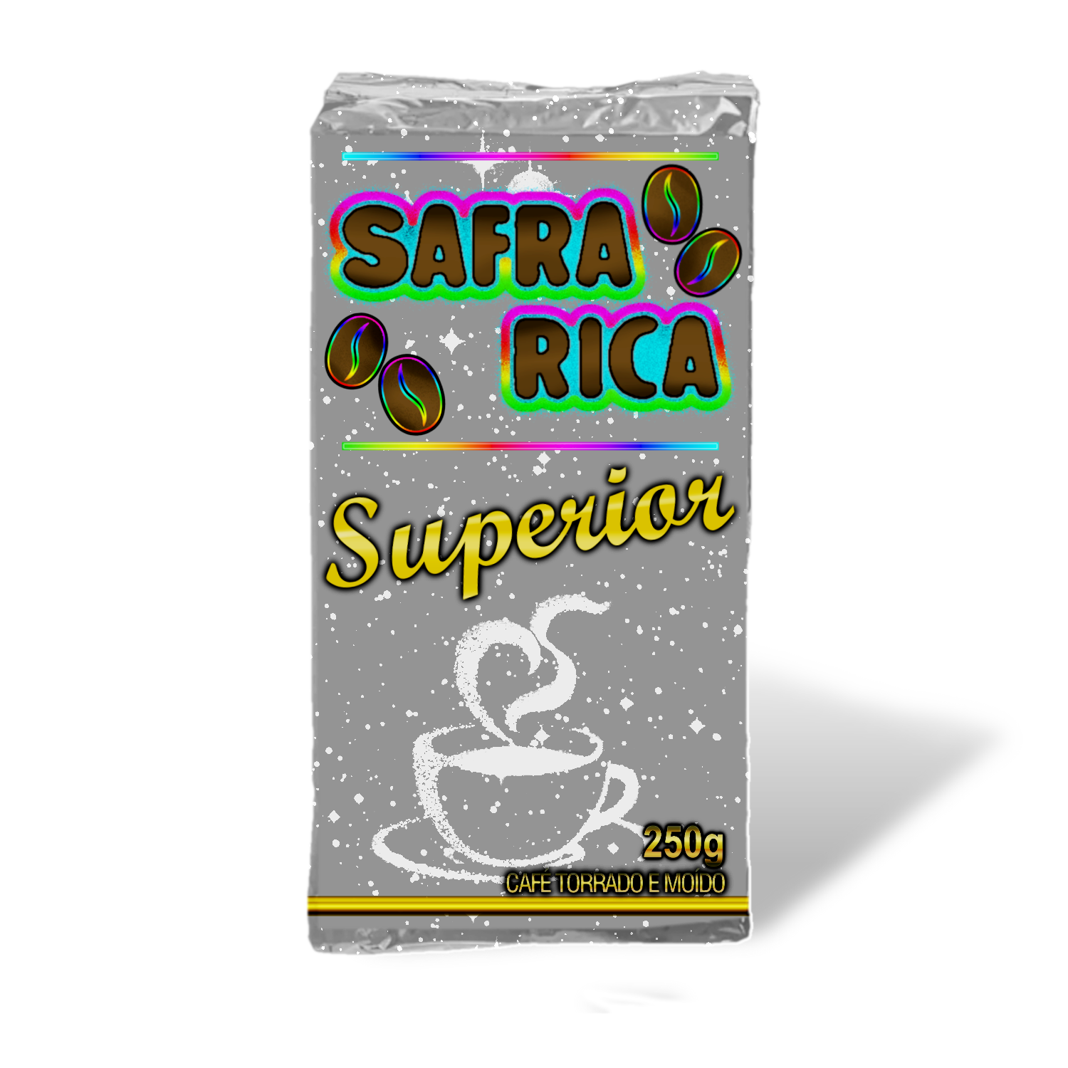 7898678530218 - CAFÉ TORRADO E MOÍDO SAFRA RICA SUPERIOR VÁCUO 250G