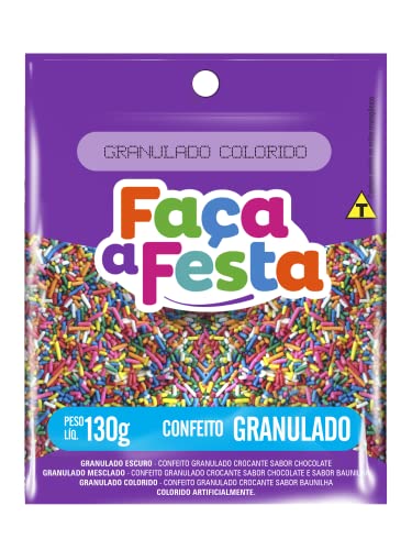 7898683710001 - CHOC GRANULADO FACA A FESTA 130GR. COLORIDO
