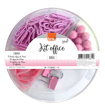 7898707146649 - KIT OFFICE PREND DONUTS ROSA CL0001