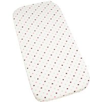 0789887503278 - SUPER SOFT PRINTED CHANGING PAD COVER-PINK GREEN DOT