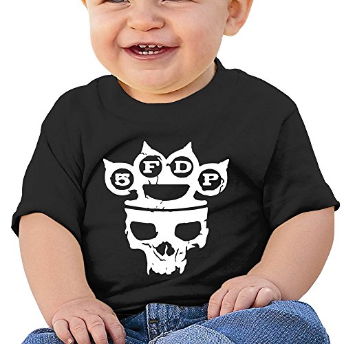 7898887687741 - ATOGGG INFANTS &TODDLERS BABY'S FIVE FINGER DEATH PUNCH LOGO T SHIRTS FOR 6-24 MONTHS