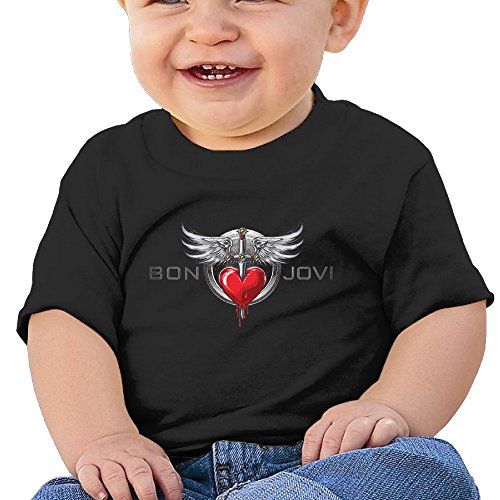 7898887691328 - ATOGGG INFANTS &TODDLERS BABY'S BON JOVI CLASSIC LOGO T SHIRTS FOR 6-24 MONTHS