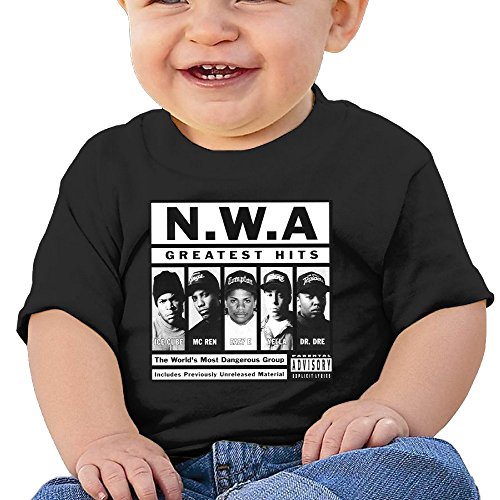 7898887692370 - ATOGGG INFANTS &TODDLERS BABY'S N.W.A STRAIGHT OUTTA COMPTON T SHIRTS FOR 6-24 MONTHS