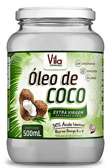 7898906170216 - OLEO DE COCO 500ML - VILA ERVAS