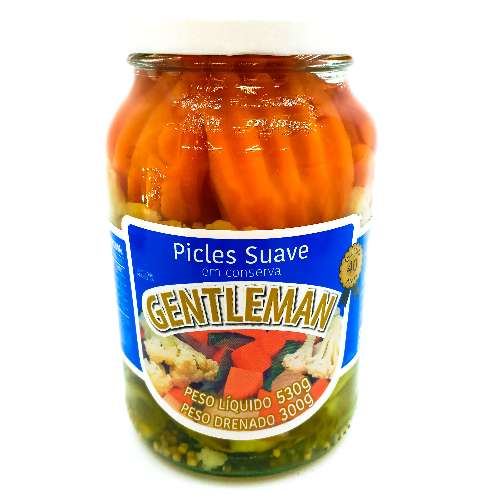 7898906434301 - PICLES GENTLEMAN 300G SUAVE