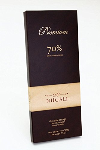 7898915776133 - NUGALI PREMIUM 70% DARK CHOCOLATE - 100 G/3.5 OZ