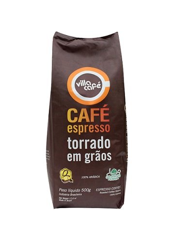 7898925698036 - VILLA CAFE GOURMET ESPRESSO TORRADO EM GRAOS 100% ARABICA (ESPRESSO COFFEE ROASTED COFFEE GRAINS) BRAZIL