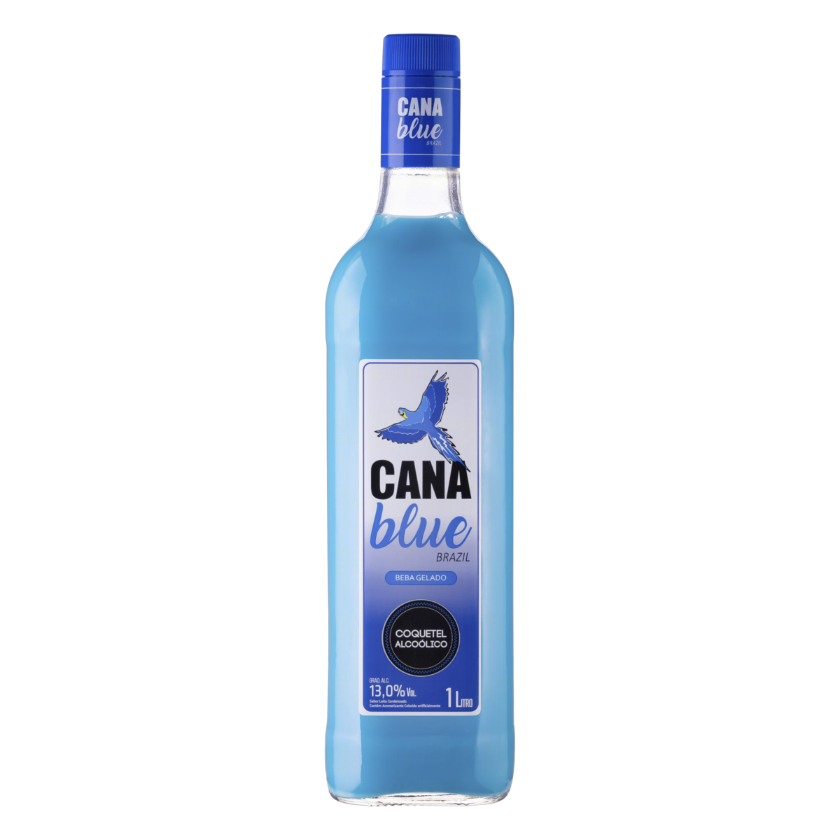 7898929540805 - COQUETEL ALCOÓLICO BLUE CANA BRAZIL GARRAFA 1L
