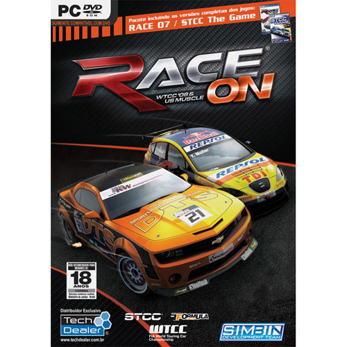 7898935897153 - DVD ROM RACE ON P/ PC - TECH DEALER