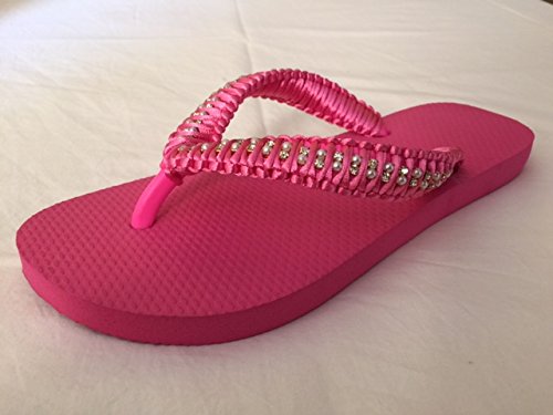7898937170018 - HAVAIANAS WOMEN'S TOP SLIPPERS DECORATED WITH MACRAME TAPE HANDMADE
